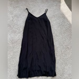 Black shift dress